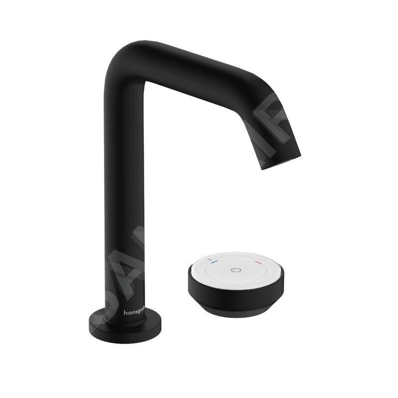 Hansgrohe Tecturis S - Mitigeur de lavabo avec vidage, montage 2 trous, CoolStart, EcoSmart+, noir mat 73353670