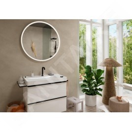 Hansgrohe Tecturis S - Mitigeur de lavabo avec vidage, montage 2 trous, CoolStart, EcoSmart+, noir mat 73353670