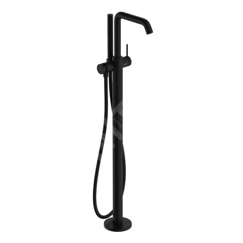 Hansgrohe Tecturis S - Mitigeur de baignoire, montage au sol, noir mat 73440670