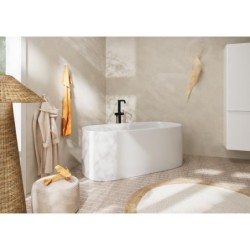 Hansgrohe Tecturis S - Mitigeur de baignoire, montage au sol, noir mat 73440670