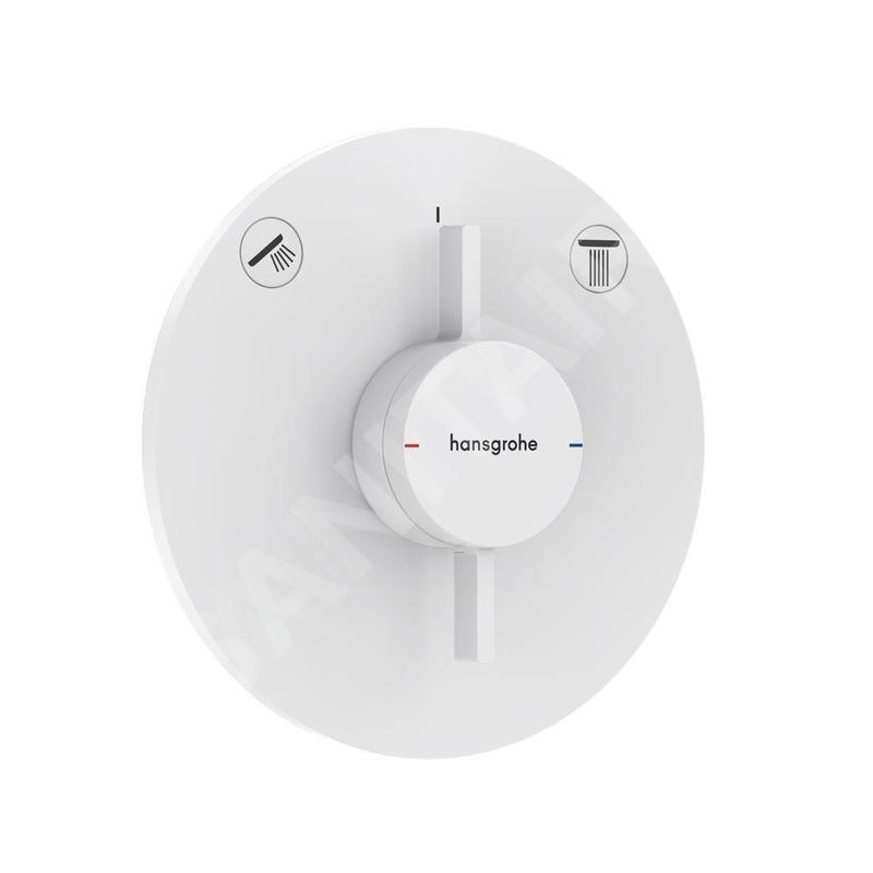 Hansgrohe DuoTurn S - Mitigeur encastré 2 sorties, blanc mat 75418700