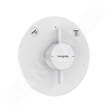 Hansgrohe DuoTurn S - Mitigeur encastré 2 sorties, blanc mat 75418700