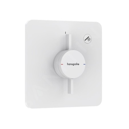 Hansgrohe DuoTurn Q - Mitigeur de douche encastré, blanc mat 75614700