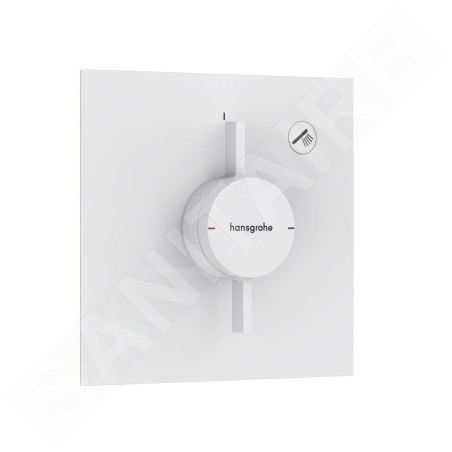 Hansgrohe DuoTurn E - Mitigeur de douche encastré, blanc mat 75617700
