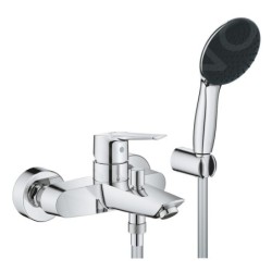 Grohe QuickFix Start - Mitigeur de baignoire avec accessoires, chrome 25283002