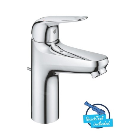 Grohe Swift - Mitigeur de lavabo avec bonde, chrome 24325001