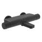 Hansa Optima - Mitigeur thermostatique de baignoire, noir mat 6513220133