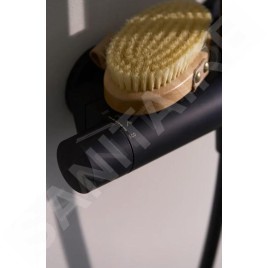 Hansa Optima - Mitigeur thermostatique de douche, noir mat 6514020133