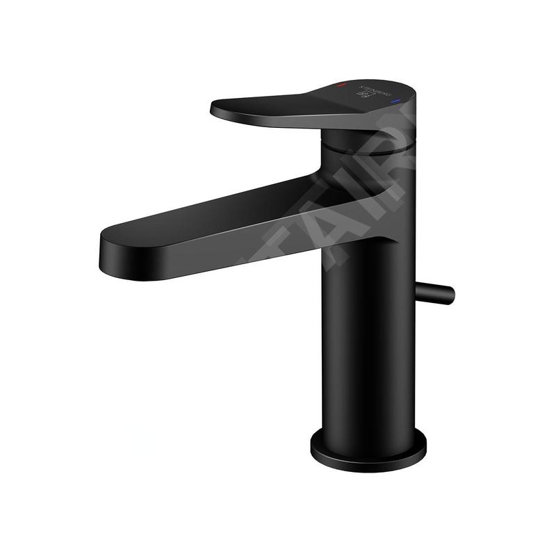 Steinberg 340 - Mitigeur de lavabo, avec garniture de vidage, noir 340 1000 S