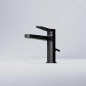 Steinberg 340 - Mitigeur de lavabo, avec garniture de vidage, noir 340 1000 S