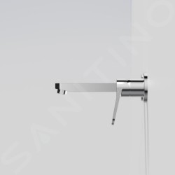 Steinberg 340 - Mitigeur de lavabo encastrable, installation à 2 trous, chrome 340 1814 3