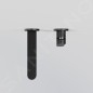 Steinberg 340 - Mitigeur de lavabo encastrable, installation à 2 trous, noir 340 1814 3 S