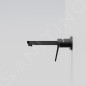 Steinberg 340 - Mitigeur de lavabo encastrable, installation à 2 trous, noir 340 1814 3 S