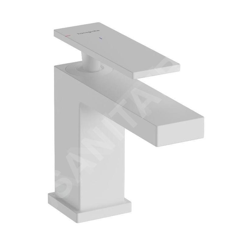 Hansgrohe Tecturis E - Mitigeur de lavabo avec vidage, CoolStart, EcoSmart, blanc mat 73004700