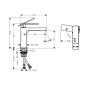 Hansgrohe Tecturis E - Mitigeur de lavabo, CoolStart, EcoSmart, noir mat 73016670