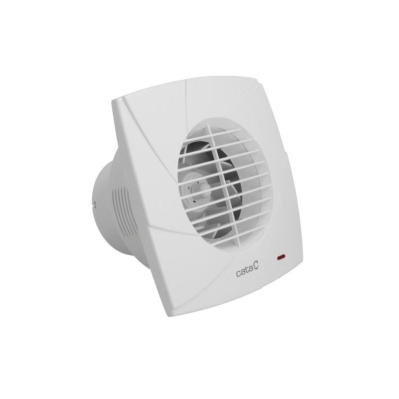 CB-100 PLUS T – Éventail d'extracteur radial avec Timer, 25W, tuyau 100mm, blanc