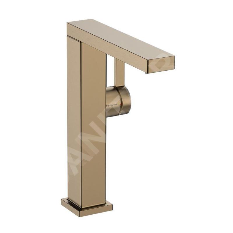 Hansgrohe Tecturis E - Mitigeur de lavabo avec vidage Push-Open, CoolStart, EcoSmart, bronze brossé 73063140