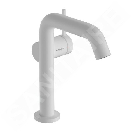 Hansgrohe Tecturis S - Mitigeur de lavabo avec vidage Push-Open, CoolStart, EcoSmart, blanc mat 73342700