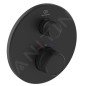 Ideal Standard CeraTherm Navigo - Mitigeur thermostatique de douche encastré, noir soyeux A7295XG