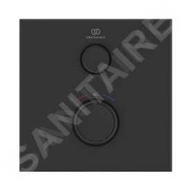 Ideal Standard CeraTherm Navigo - Mitigeur thermostatique de douche encastré, noir soyeux A7301XG