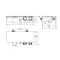 Ideal Standard CeraTherm - Mitigeur thermostatique de douche, noir soyeux A7329XG