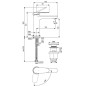 Ideal Standard Cerafine Nuovo - Mitigeur de lavabo avec bonde ClickClack, BlueStart, chrome BD772AA