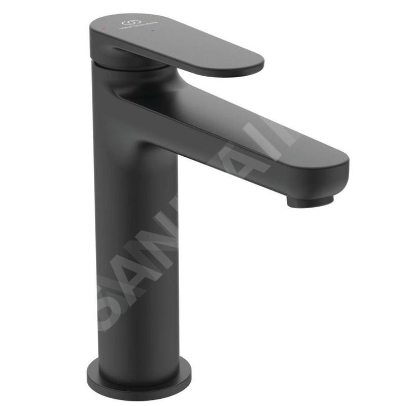 Ideal Standard Cerafine Nuovo - Mitigeur de lavabo avec bonde ClickClack, BlueStart, noir soyeux BD772XG