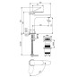 Ideal Standard Cerafine Nuovo - Mitigeur de lavabo avec bonde ClickClack, BlueStart, noir soyeux BD772XG