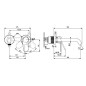 Ideal Standard Cerafine Nuovo - Mitigeur de lavabo encastré, 2 trous, noir soyeux BD776XG