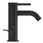 Ideal Standard Ceraline Nuovo - Mitigeur lavabo avec bonde, noir soyeux BD846XG