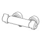 Hansa Clinica - Mitigeur thermostatique de douche, Thermo Cool, chrome 08806200