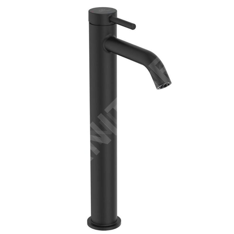 Ideal Standard Ceraline Nuovo - Mitigeur de lavabo avec bonde ClickClack, BlueStart, noir soyeux BD960XG