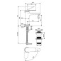 Ideal Standard Cerafine Nuovo - Mitigeur de lavabo avec bonde ClickClack, BlueStart, noir soyeux BD965XG
