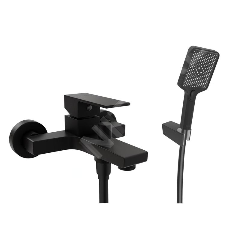 kielle Arkas I - Mitigeur de baignoire avec accessoires, noir mat 10311SN14 kielle Arkas I - Mitigeur de baignoire avec accessoires, noir mat 10311SN14