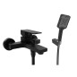kielle Arkas I - Mitigeur de baignoire avec accessoires, noir mat 10311SN14 kielle Arkas I - Mitigeur de baignoire avec accessoires, noir mat 10311SN14