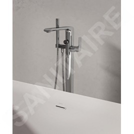 Ravak Flat - Mitigeur de baignoire pour montage au sol, chrome X070440
