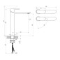 Ravak Chrome II - Mitigeur de lavabo, BeCool, chrome X070461