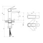 Ravak Robinetterie - Mitigeur de lavabo, chrome X070470