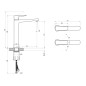 Ravak Robinetterie - Mitigeur de lavabo, chrome X070472