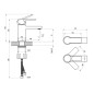 Ravak Robinetterie - Mitigeur de lavabo, chrome X070482