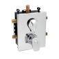 Novaservis Metalia 57 - Mitigeur thermostatique à encastrer pour 3 sorties avec corps d’encastrement, chrome BOX57052RXT,0 Novaservis Metalia 57 - Mitigeur thermostatique à encastrer pour 3 sorties avec corps d’encastrement, chrome BOX57052RXT,0