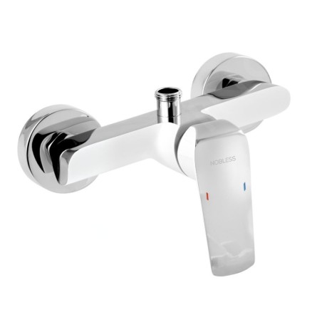 Novaservis Nobless Tina - Robinetterie de douche, blanc/chrome 38062/1,1