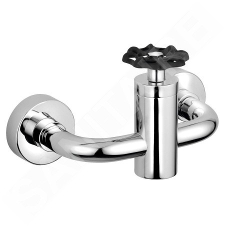 Sapho Industry - Mitigeur de douche, chrome/noir 5184TT