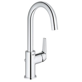 Grohe BauFlow - Mitigeur de lavabo avec vidage, chrome 23753000