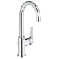 Grohe BauFlow - Mitigeur de lavabo avec vidage, chrome 23753000