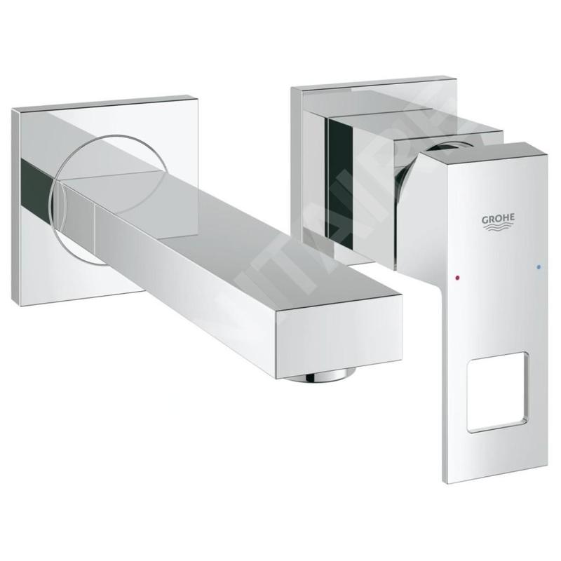 Grohe Eurocube - Mitigeur thermostatique 2 trous, chrome 19895000 Grohe Eurocube - Mitigeur thermostatique 2 trous, chrome 19895000