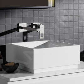 Grohe Eurocube - Mitigeur de lavabo 2 trous M, chrome 23447000
