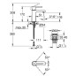 Grohe Plus - Mitigeur de lavabo S avec garniture de vidage Push-Open, chrome 33163003