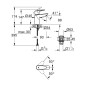 Grohe Start Edge - Mitigeur de lavabo avec vidage Push-Open, chrome 23898001