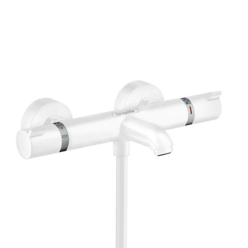 Hansgrohe Ecostat Comfort - Mitigeur de baignoire, blanc mat 13114700